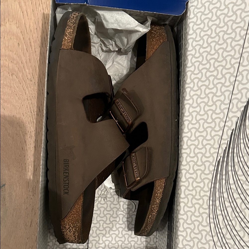 Birkenstock Men's Dark Brown Sandals